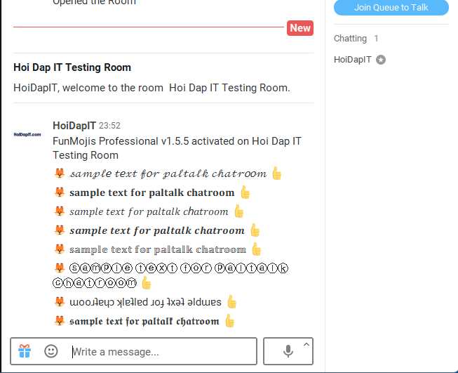 FunMojis Sample
